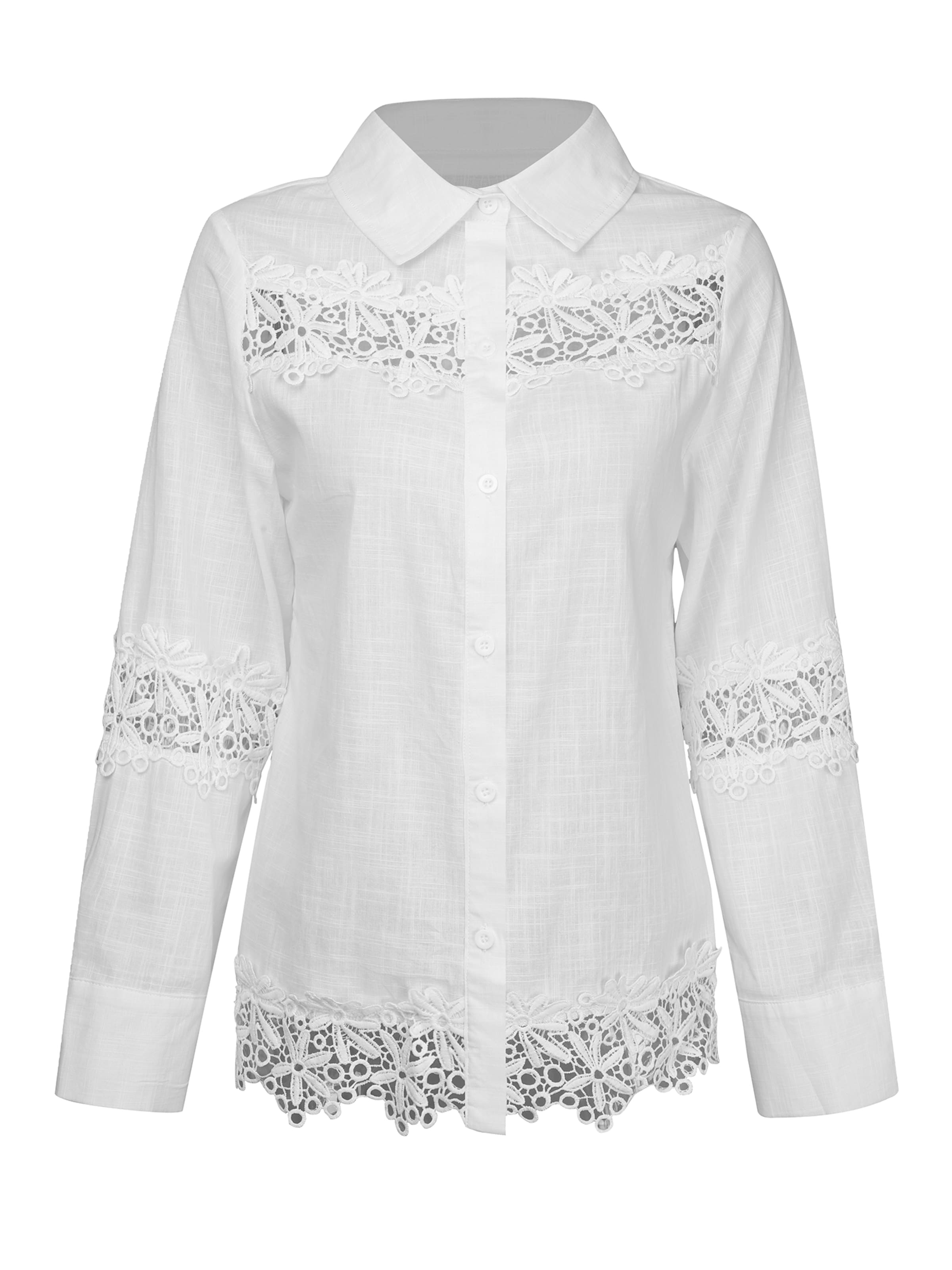 LapaPlus Bluse‌‌‌ in Weiß