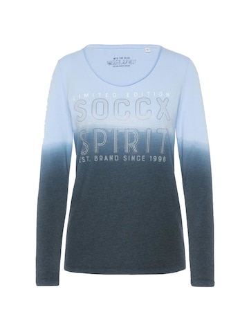 Soccx Shirt 'Into The Blue' in Blue: front