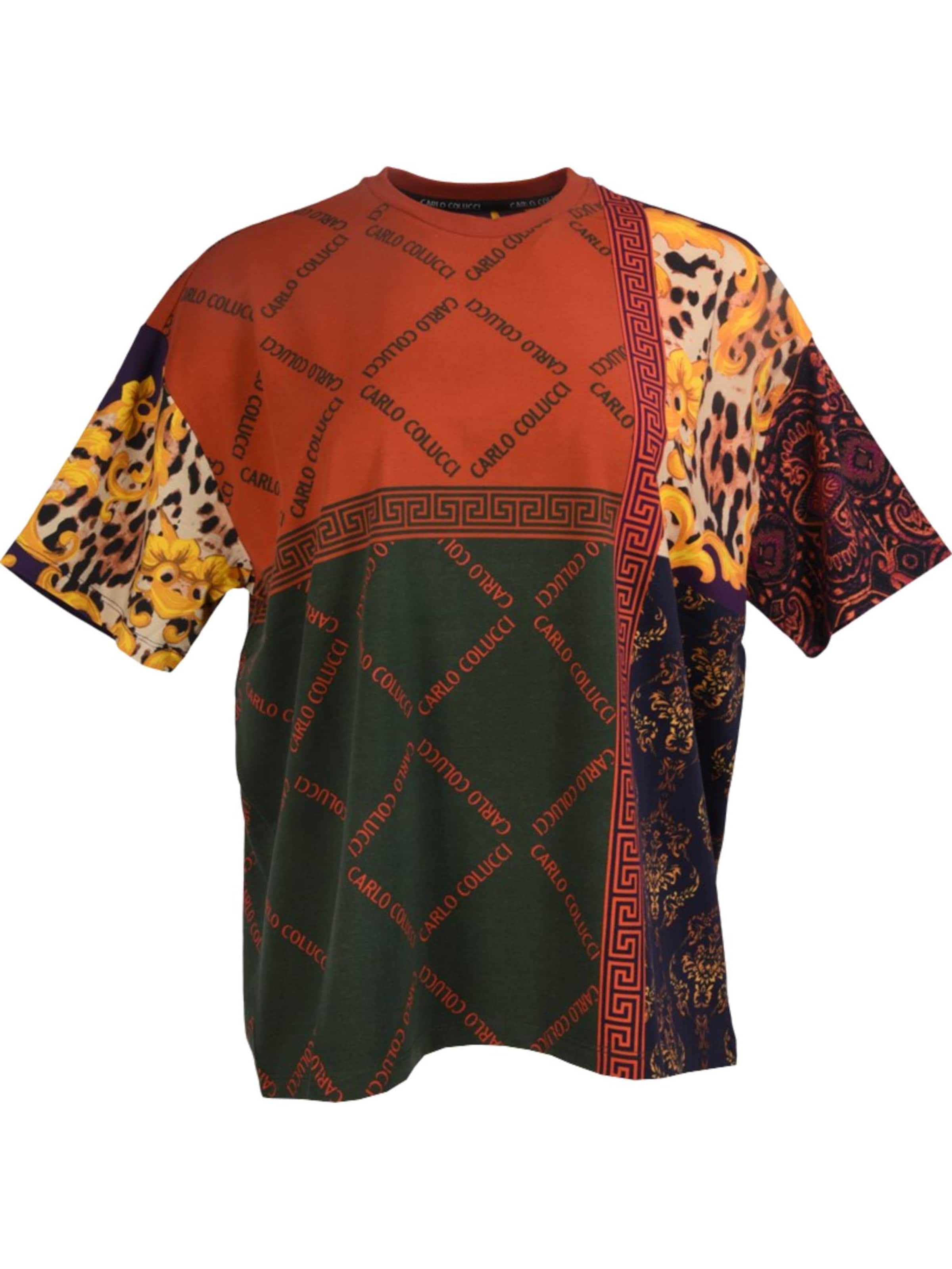 T-shirt 'Caprio' Carlo Colucci en mélange de couleurs : devant