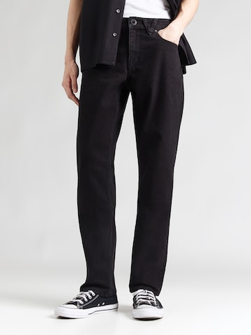 Regular Jean 'SOLVER' Volcom en noir : devant