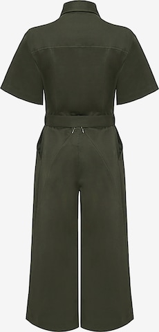 MONOSUIT Jumpsuit 'Love Me' in Groen: voorkant