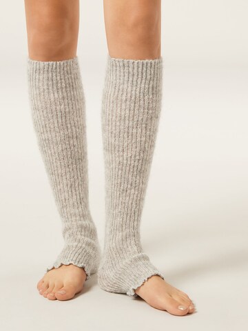 CALZEDONIA Socks in Beige: front