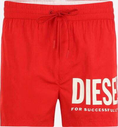 DIESEL Shorts de bain 'MARIO' en rouge / blanc, Vue avec produit