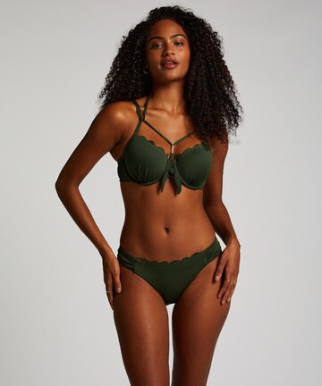 Bas de bikini Hunkemöller en vert : devant