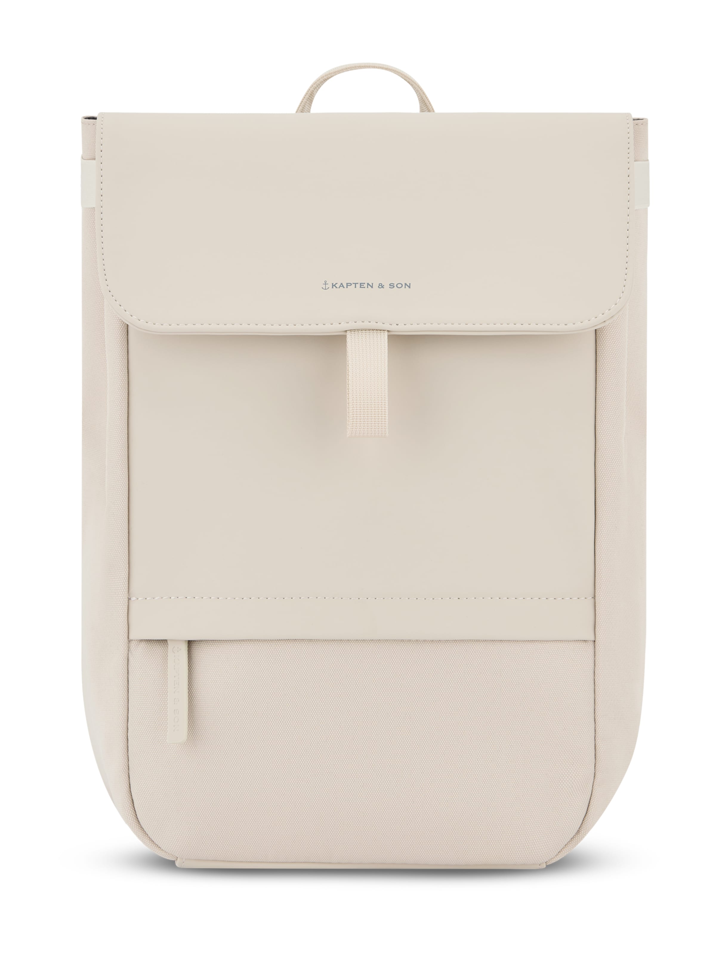 Kapten & Son Backpack 'Fyn' in Beige: front
