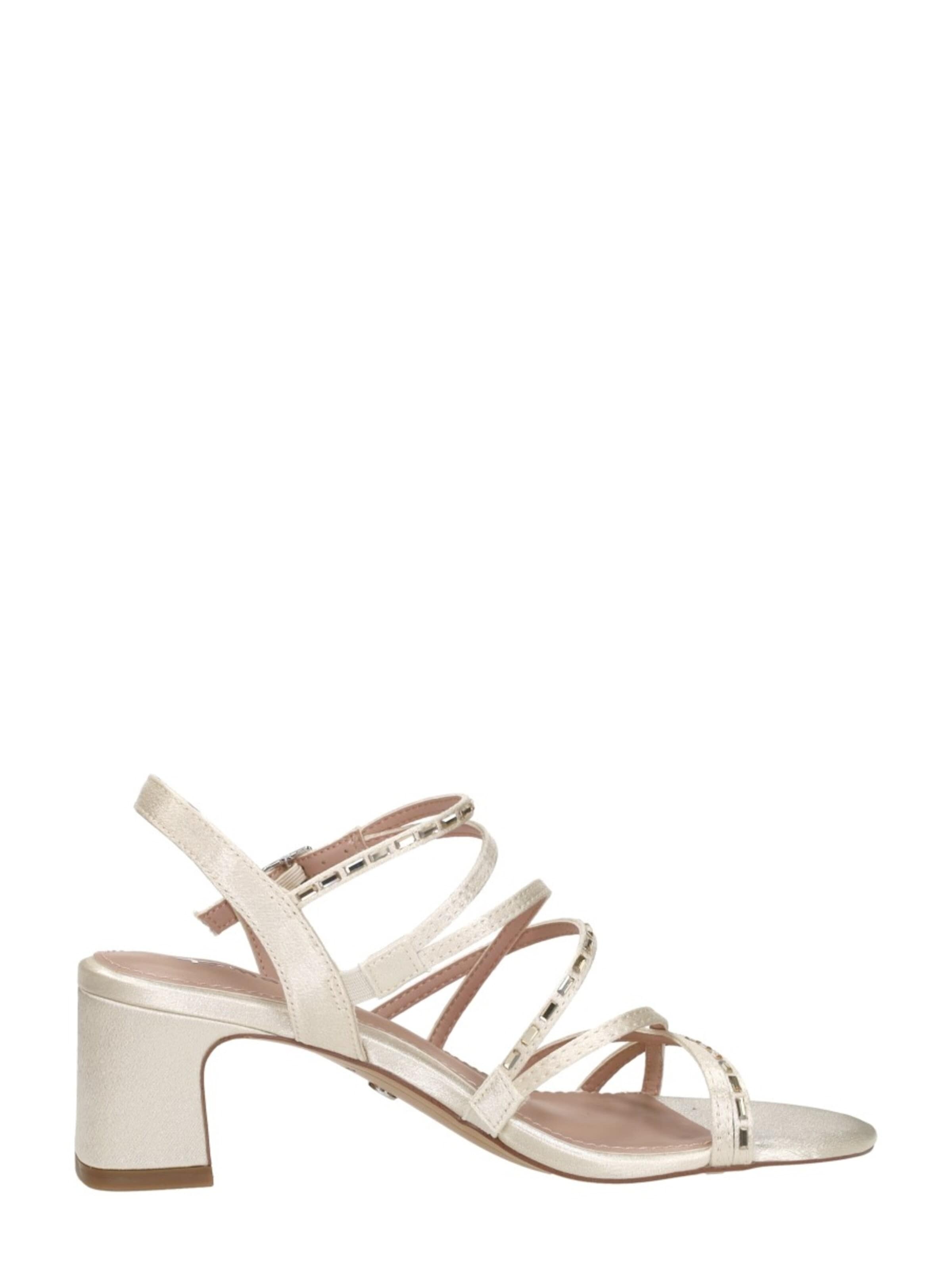 Tamaris Sandalen met riem 'Hak' in Wit