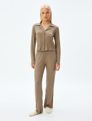Koton Pajama in Brown: front