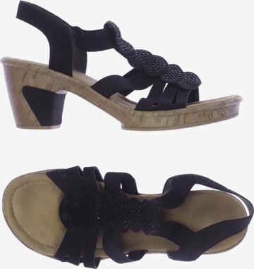 Rieker Sandals & High-Heeled Sandals in 39 in Black: front