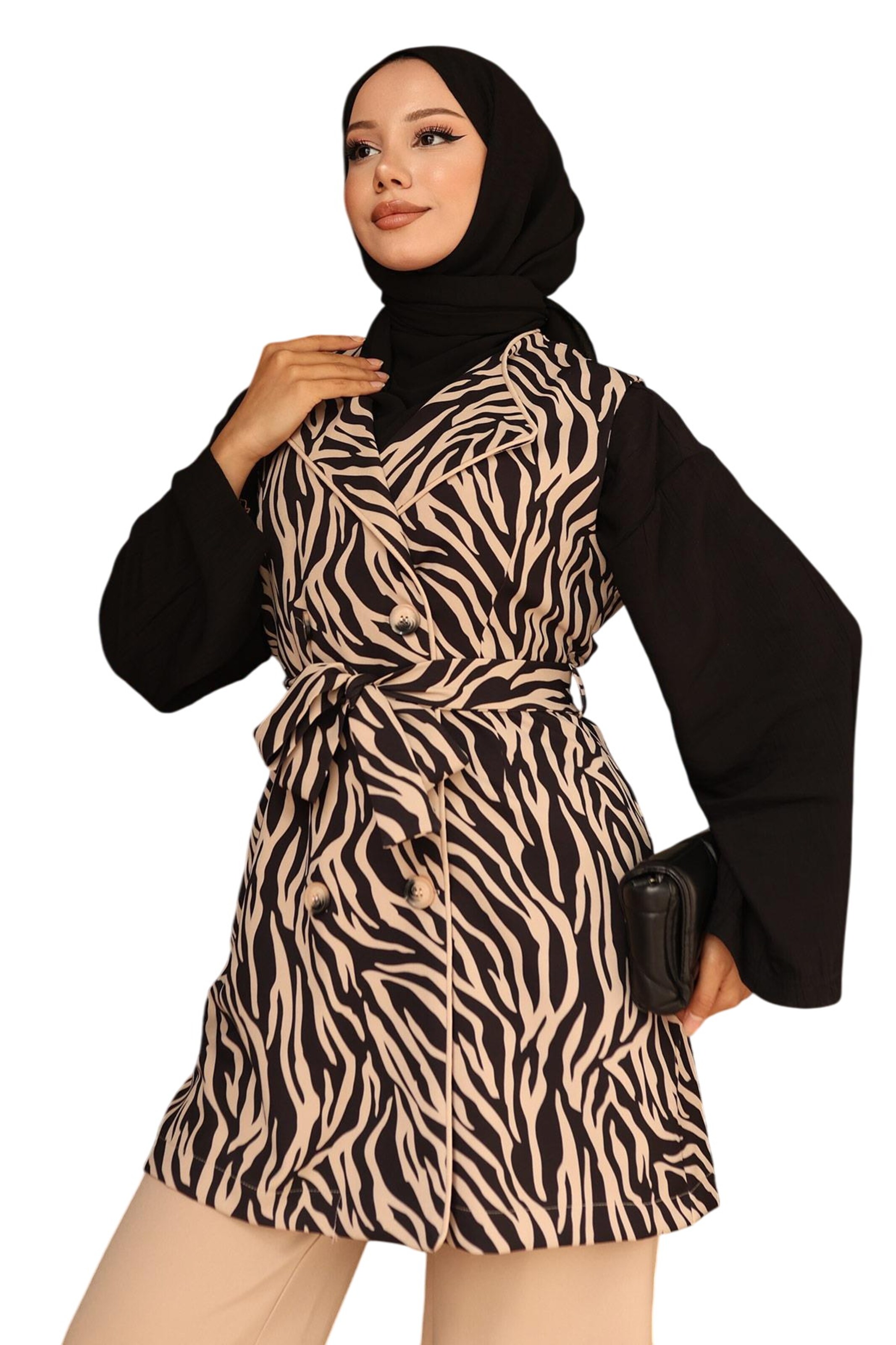 MODAMIHRAM Hosenanzug in Beige