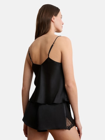 ETAM Schlafshirt 'Eventail' in Schwarz