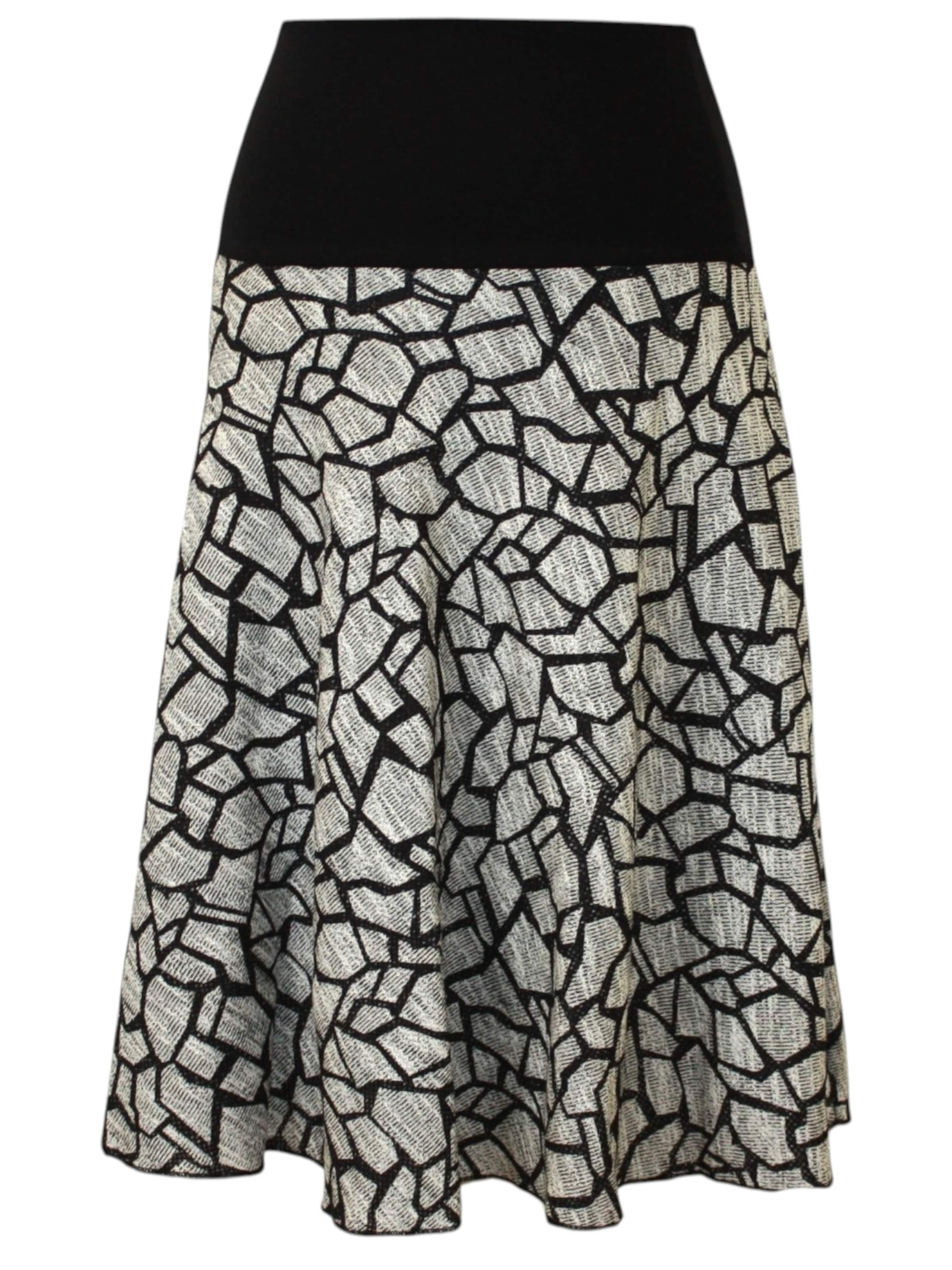 dunkle design Skirt 'Skirt Long Ecru' in Black: front