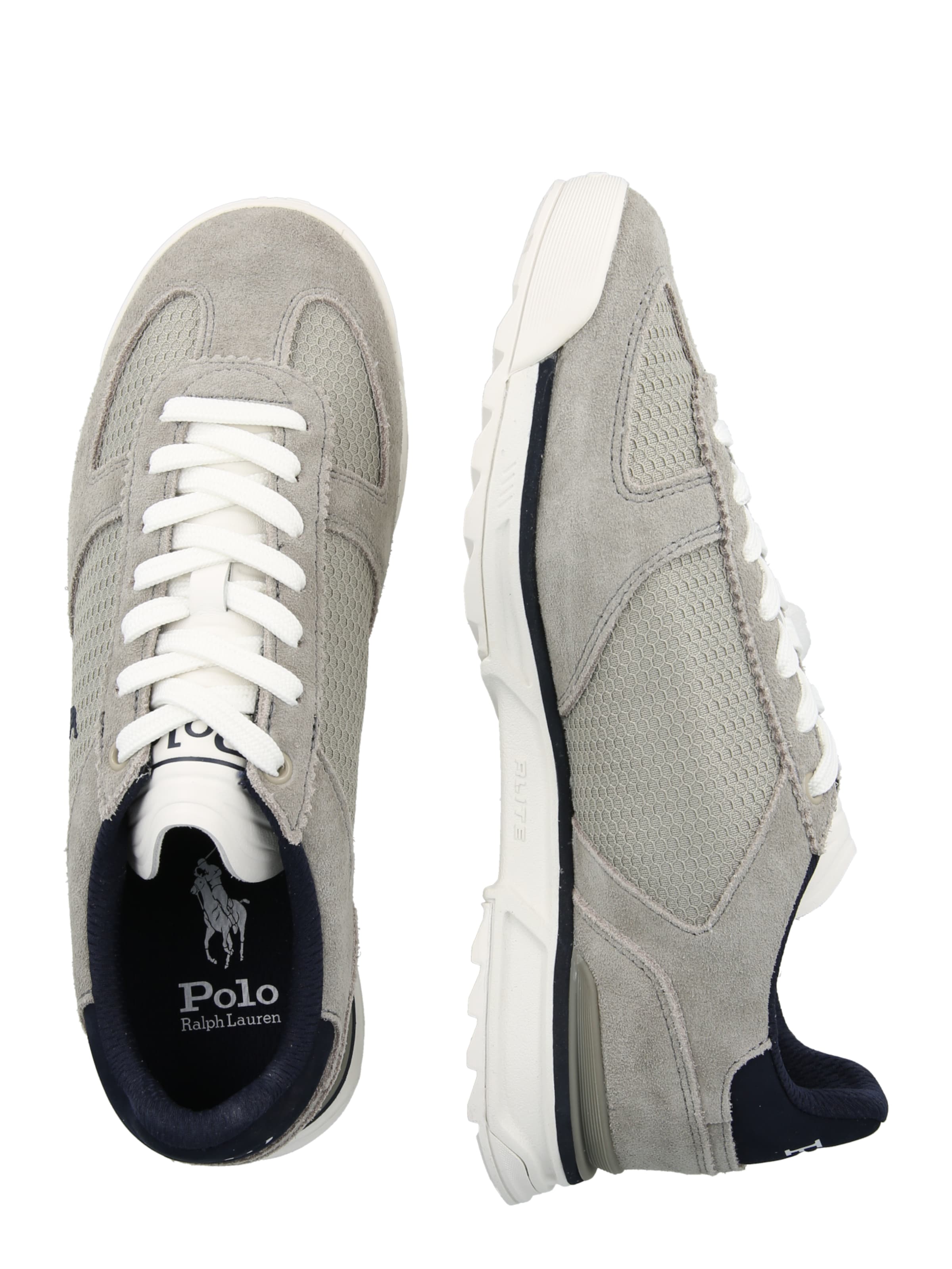 Polo Ralph Lauren Trampki niskie 'VARICK' w kolorze szary