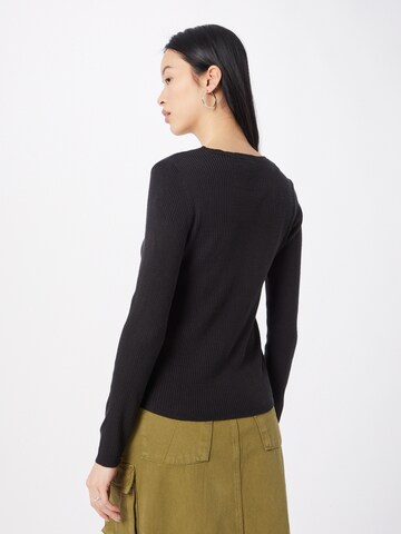 VILA Sweater 'POPSA' in Black