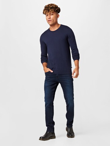 Matinique Trui 'Jones' in Blauw