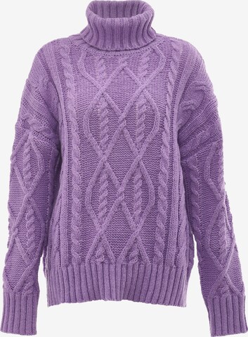 purpurinė MYMO Megztinis: priekis