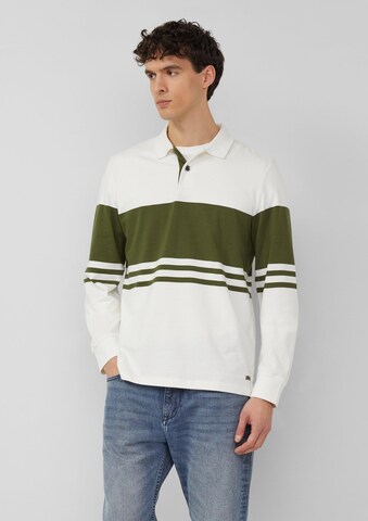 Sweat-shirt s.Oliver en blanc : devant