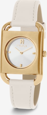 FURLA Analog Watch 'ARCO SQUARE' in Gold: front