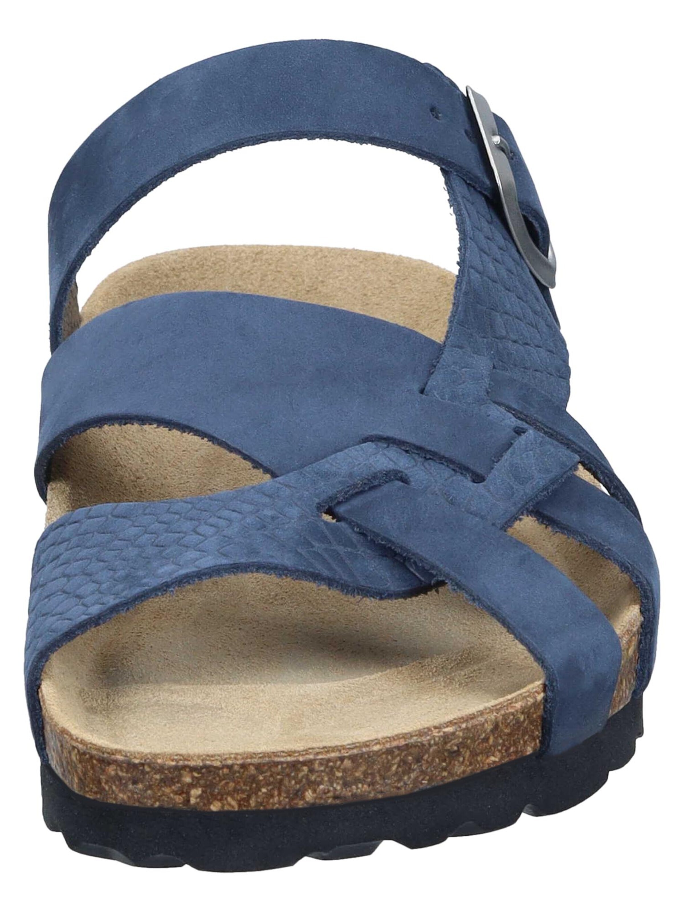 DR. BRINKMANN Muiltjes 'Oliva' in Blauw