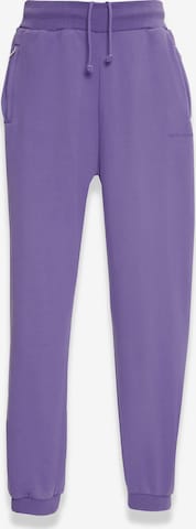 Effilé Pantalon 'Bazix Republiq' Dropsize en violet : devant