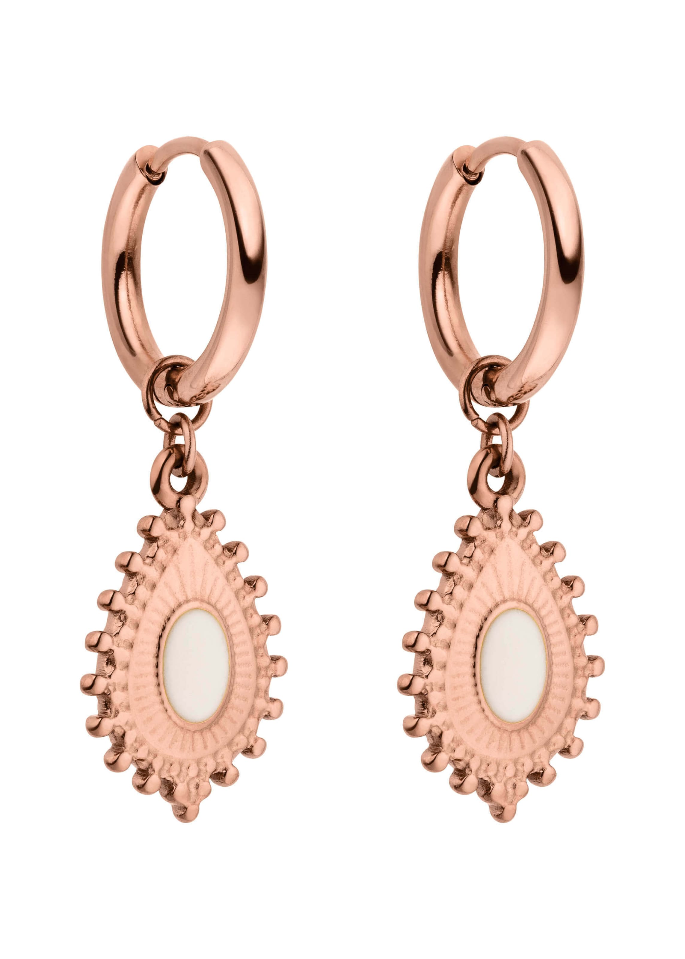PURELEI - Pendientes 'Pretty' en oro: frente
