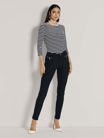 Coupe slim Pantalon MADELEINE en bleu