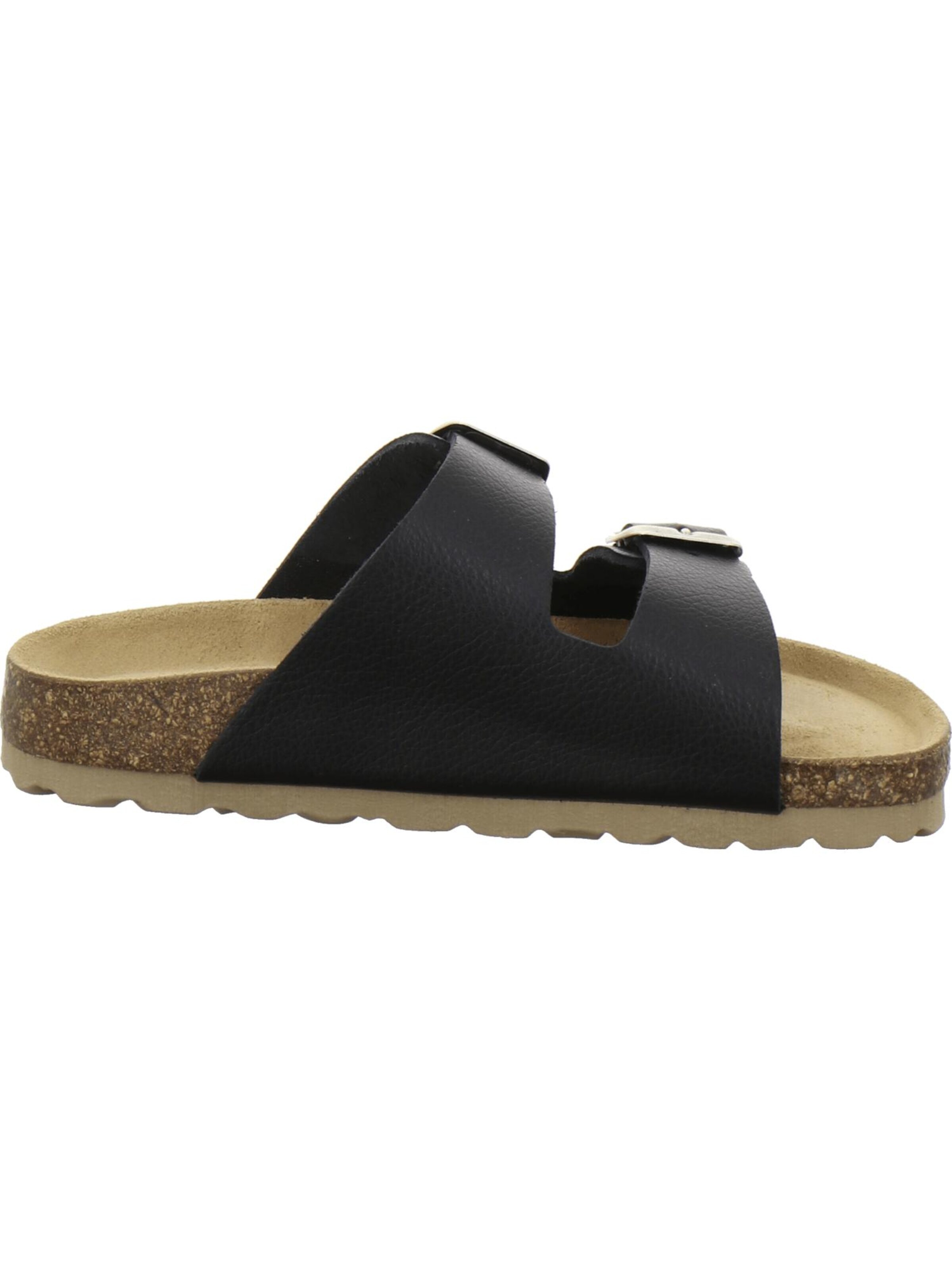 Chaussures ouvertes 'sportliche Kinder-Pantoletten Zweischnaller schwarz' AFS-Schuhe en noir
