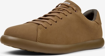 CAMPER Platform trainers 'Pelotas Soller' in Brown: front