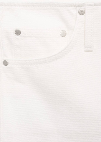 MANGO Wide Leg Jeans in Weiß