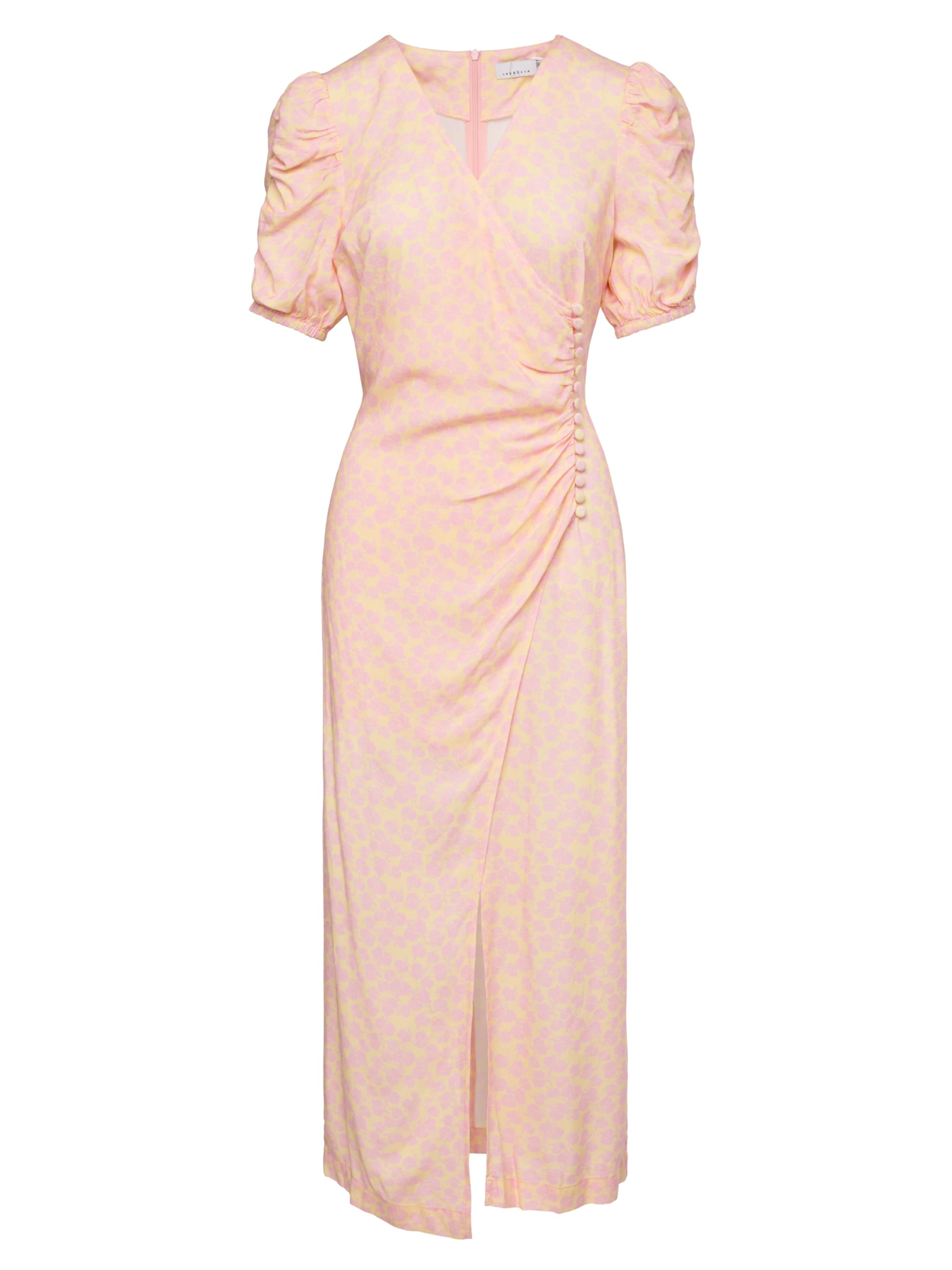 Rochie de la Laurella pe portocaliu: față