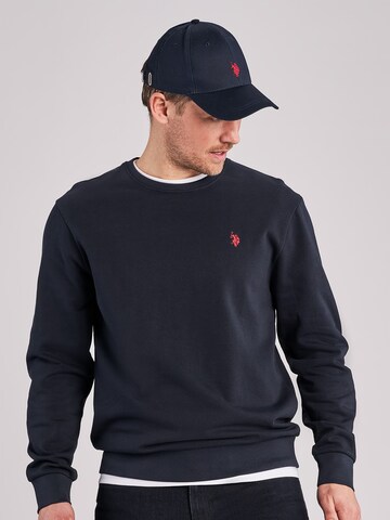 U.S. POLO ASSN. Sweatshirt 'UMHugo' in Green: front