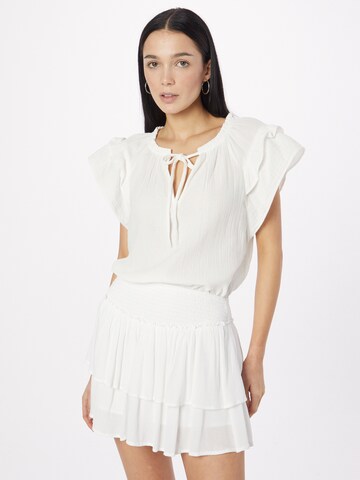 GAP Blouse 'GAUZE' in Wit: voorkant