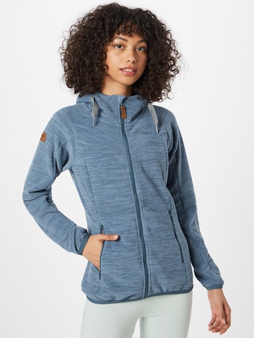 Bergans Athletic Fleece Jacket 'Hareid' in Blue: front