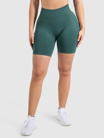 Smilodox Skinny Leggings ' Cetrina ' in Grün: Vorderseite