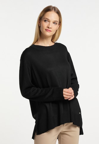 DreiMaster Klassik Pullover in Schwarz: predná strana