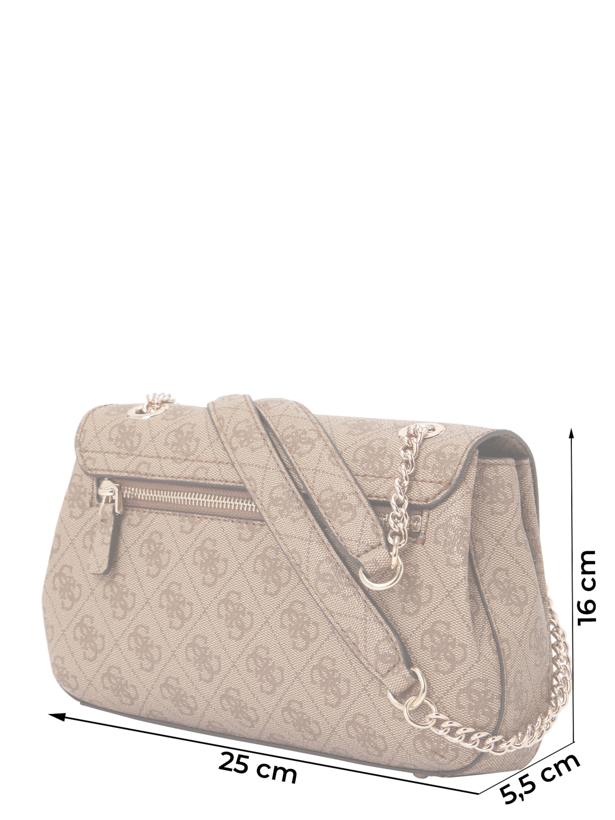 GUESS Shoulder bag 'KATYA CONVERTIBLE XBODY FLAP' in Brown