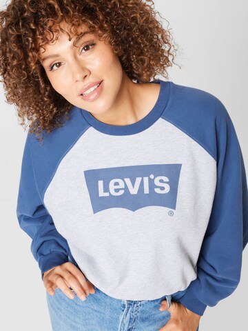 Levi's® Plus Sweatshirt 'PL Vintage Raglan Crew' in Blue