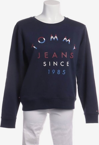 Tommy Jeans Sweatshirt & Zip-Up Hoodie in M in Blue: front