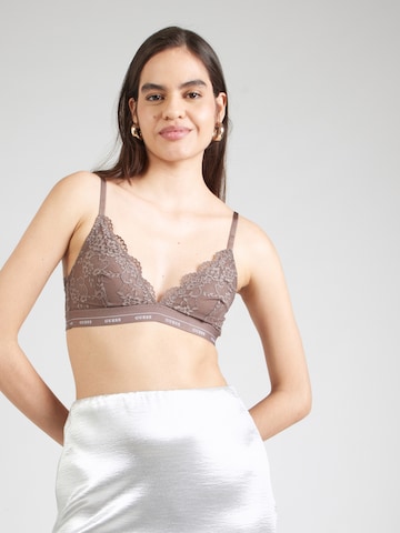 GUESS Triangle Bra 'JANE' in Brown: front