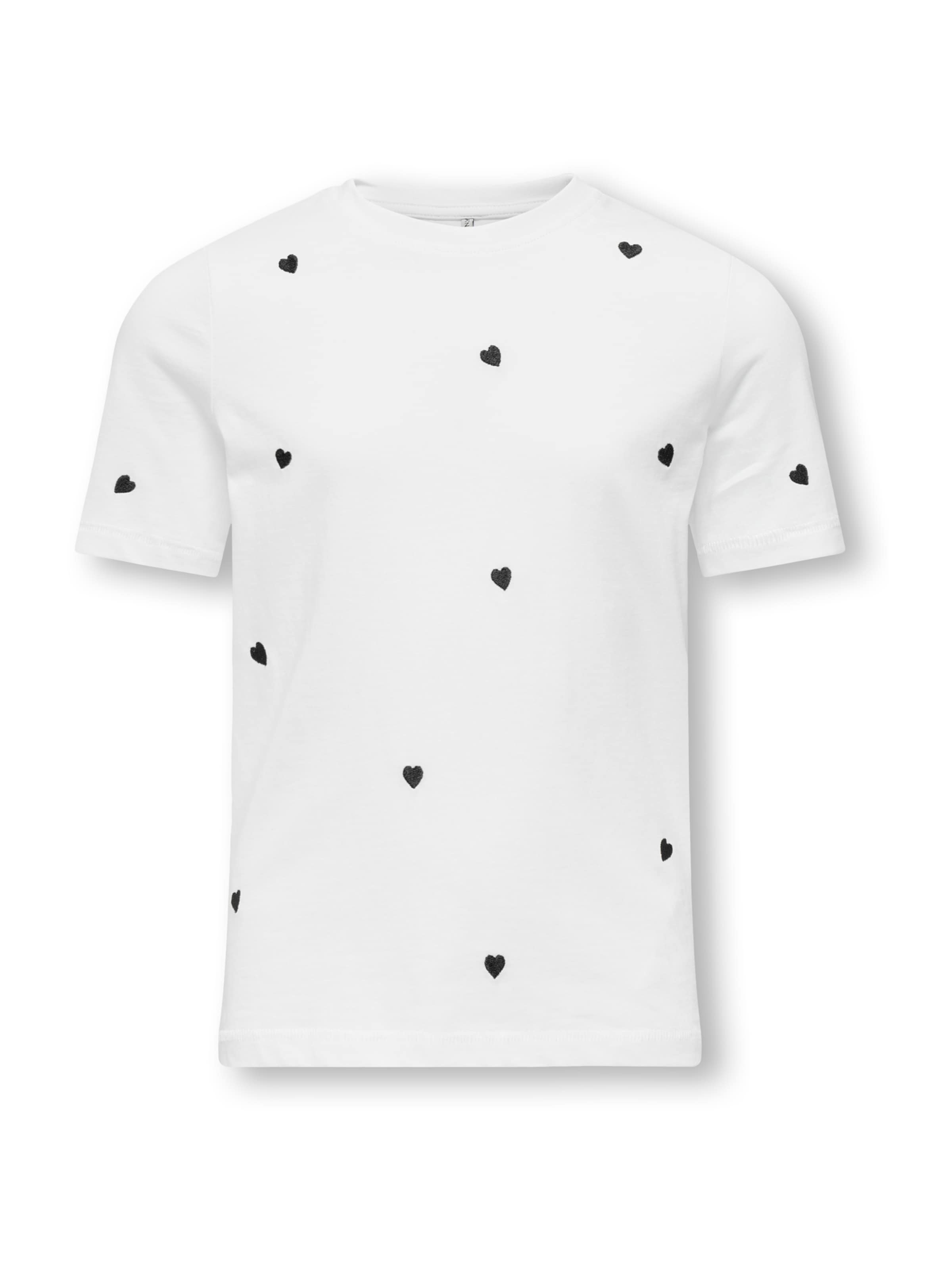 ONLY GIRLS T-shirt 'KOGKetty' i vit: framsida