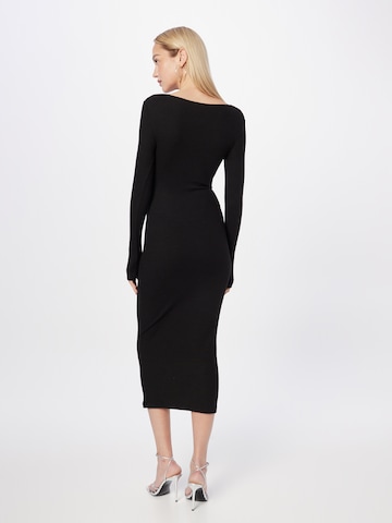 Gina Tricot Stickad klänning 'Alva' i svart