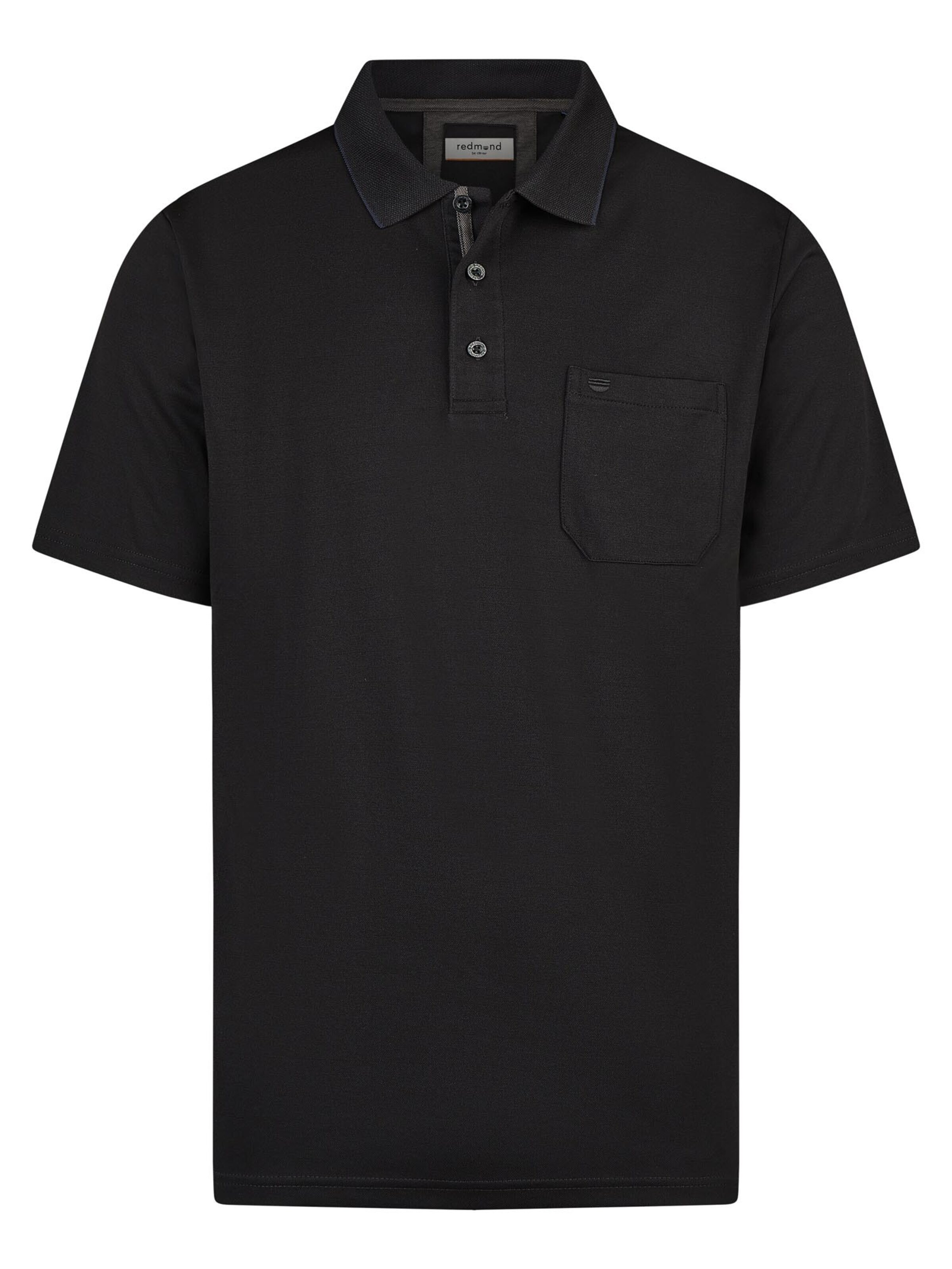 redmond Shirt 'Basic' in Black: front