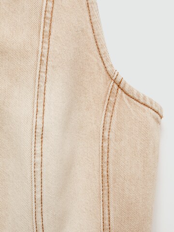 MANGO Weste 'JAMIE' in Beige