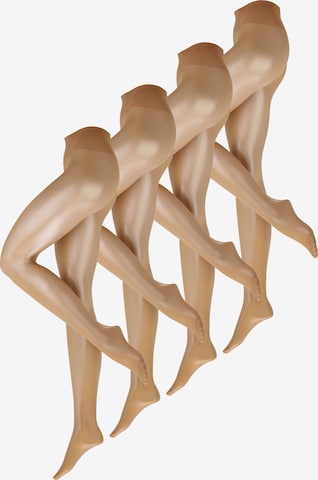 Albert Schäfer Fine Tights in Beige: front