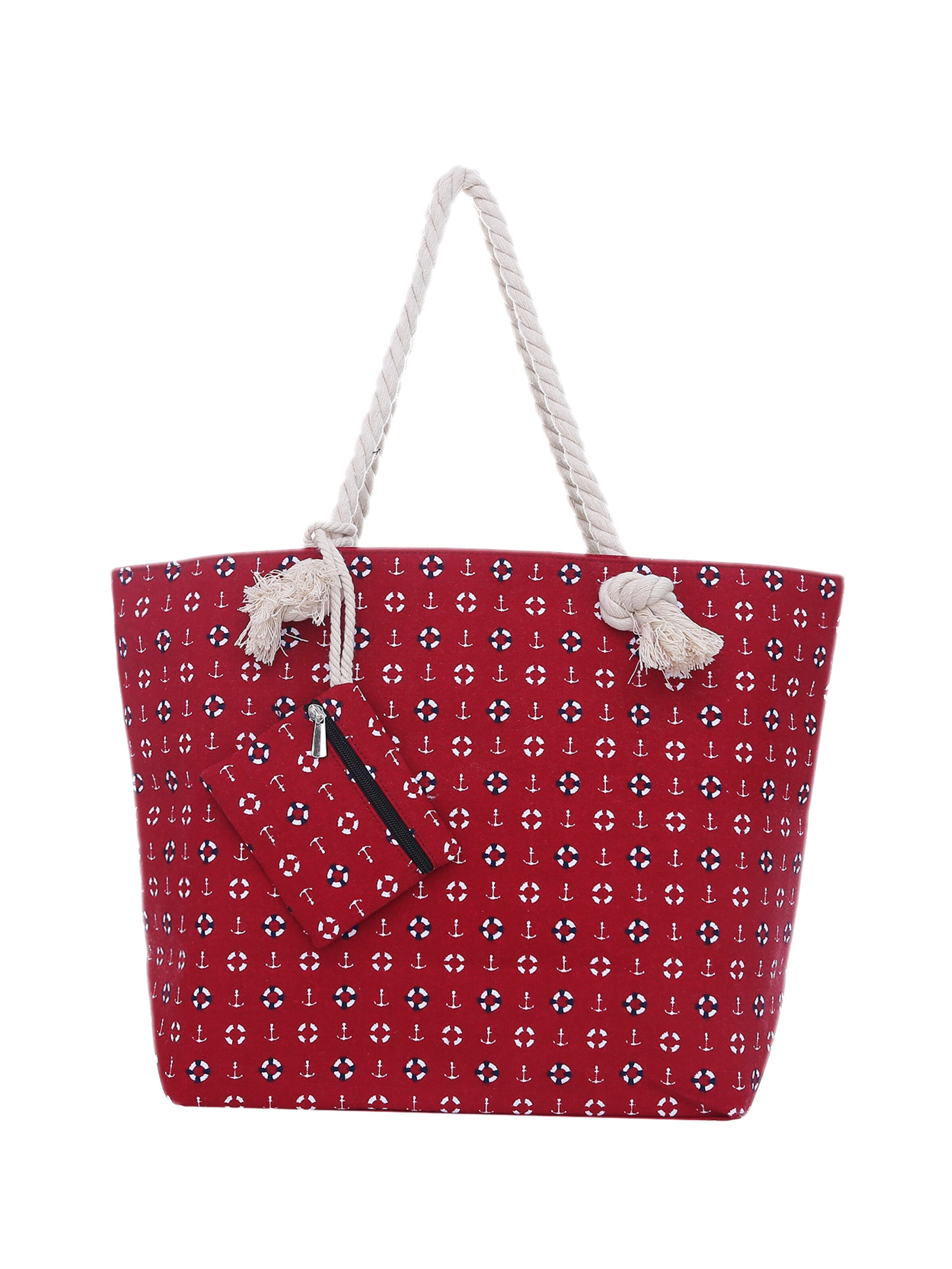 DonDon Beach Bag in Red: front