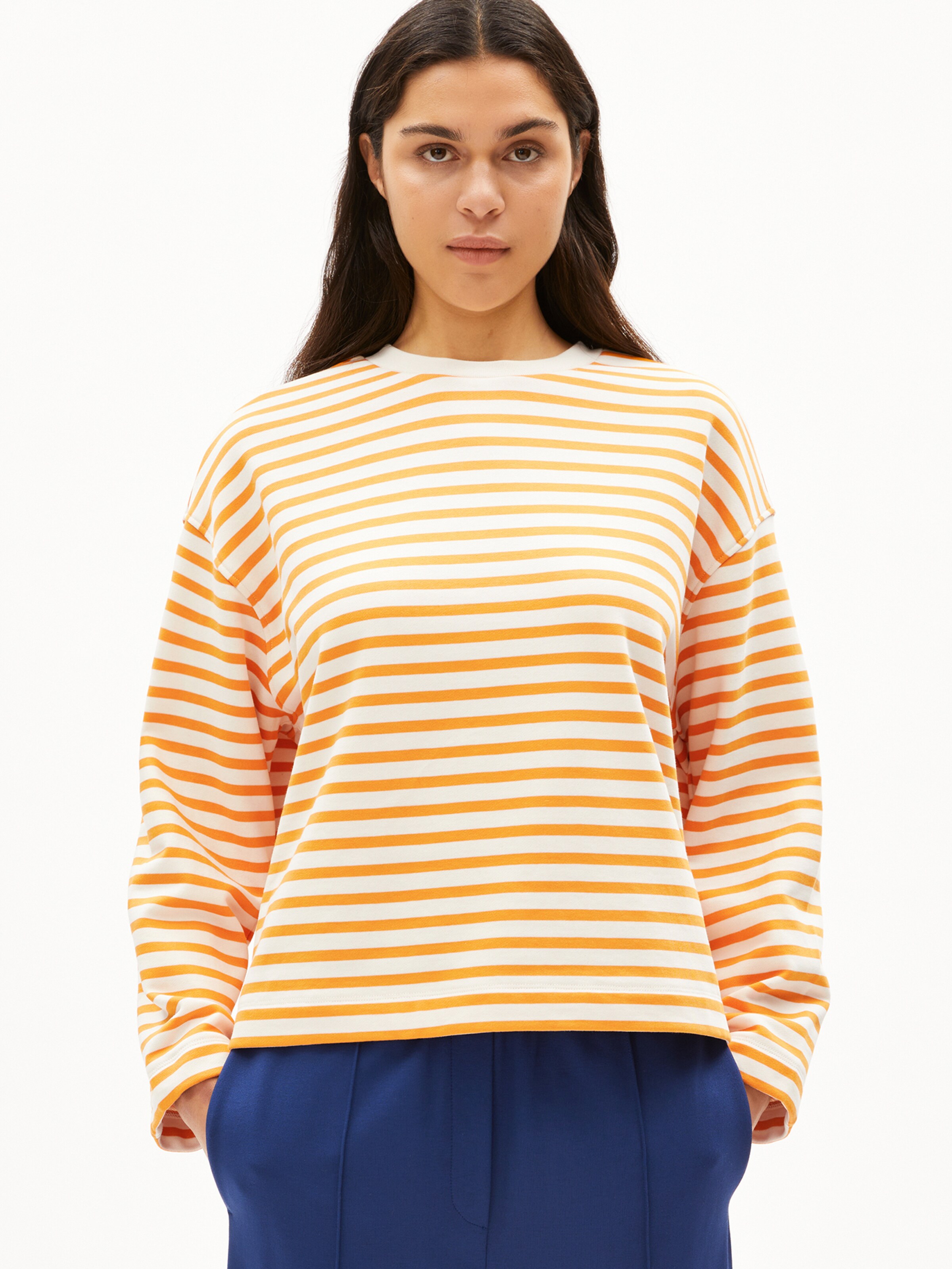 ARMEDANGELS Sweater 'FRANKAA' in Orange: front