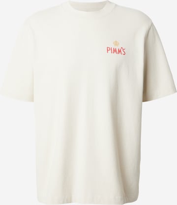 balta Abercrombie & Fitch Marškinėliai 'PIMMS': priekis