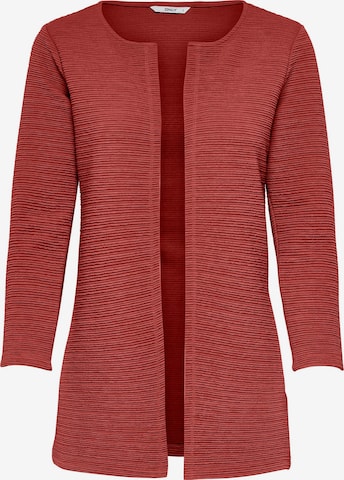 ONLY Knit cardigan 'Leco' in Red: front