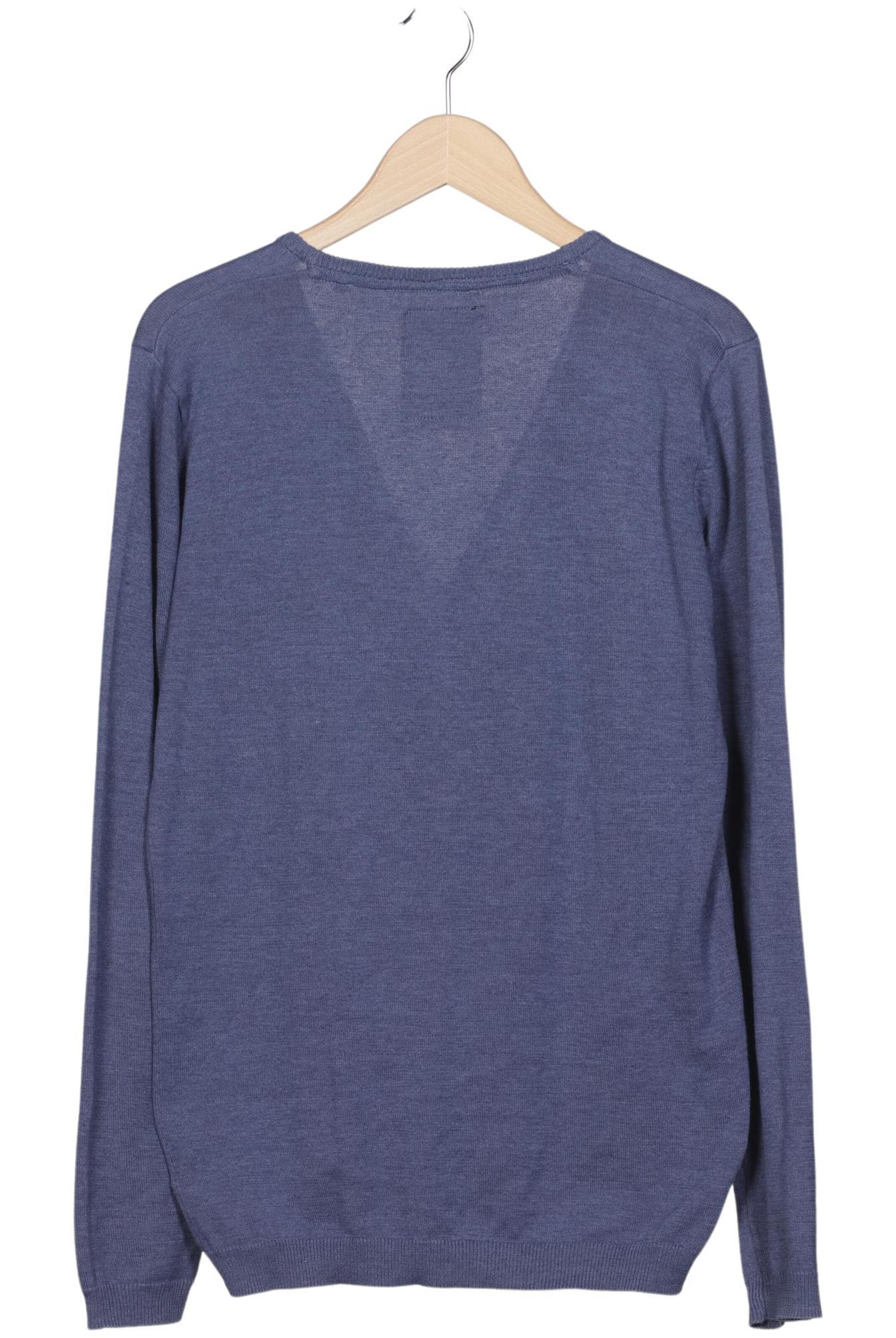 !Solid Sweater & Cardigan in M in Blue