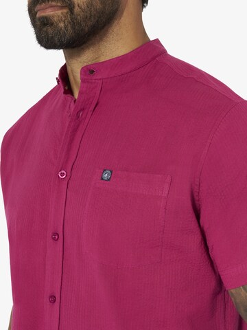 Jan Vanderstorm Comfort Fit Hemd 'Albart' in Rot