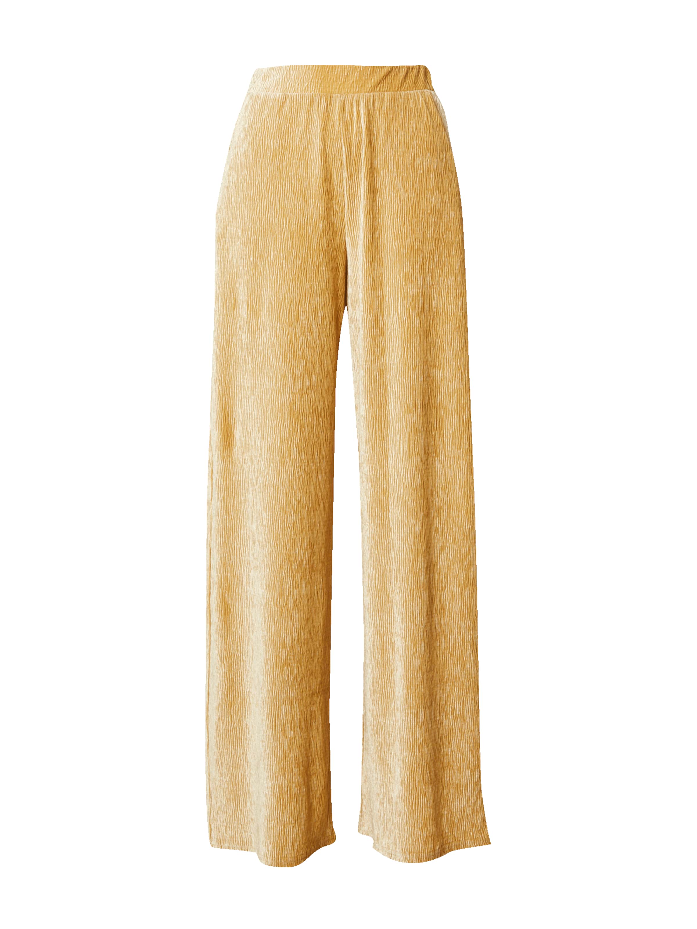 EDITED Laiad sääred Püksid 'Kini', värv kollane: eest vaates